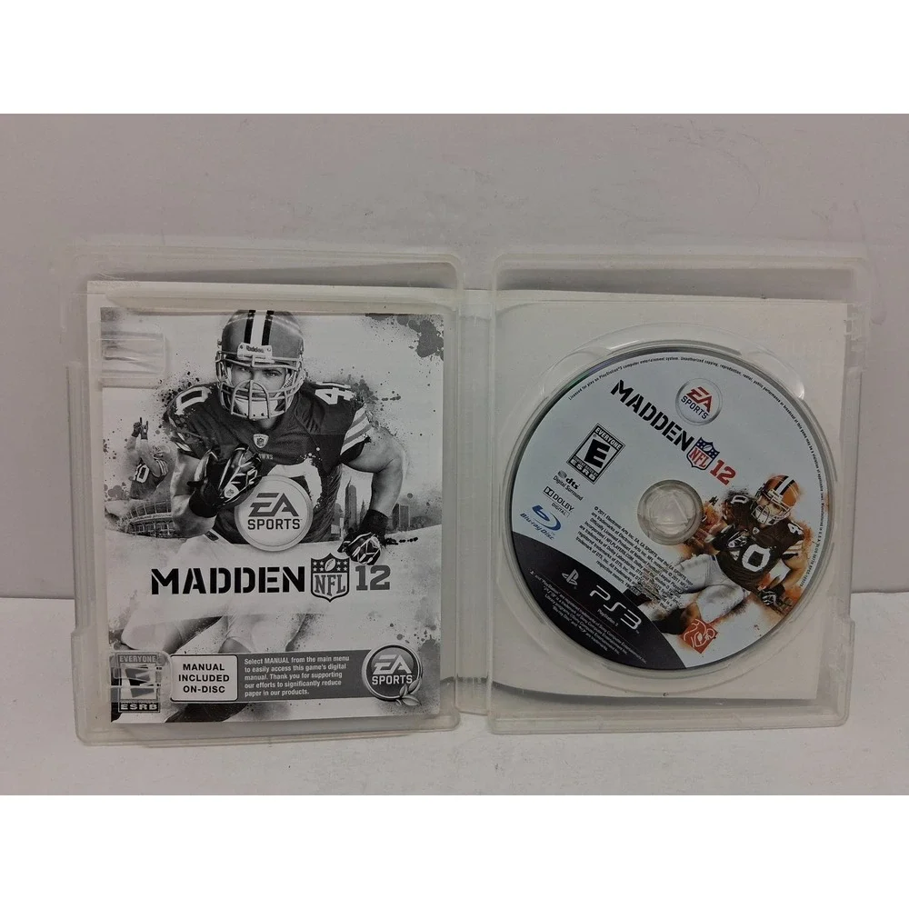 Madden NFL 12 Sony PlayStation 3 PS3 EA Sports Football Game CIB Complete